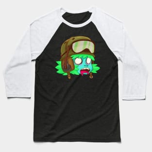 Zombie Tanker Head Baseball T-Shirt